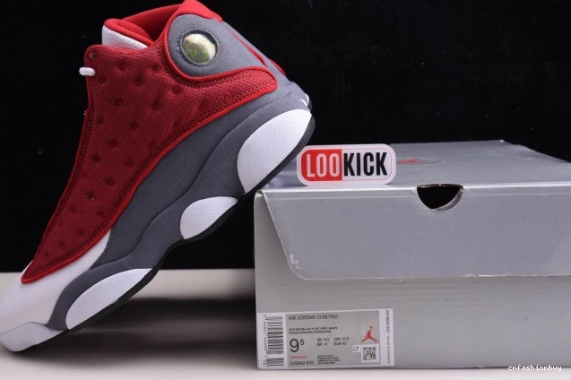 Jordan Flint 414571-600 Air Gym 13 Retro Red Grey 0820
